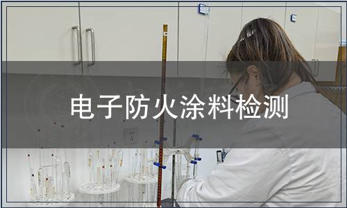 電子防火涂料檢測