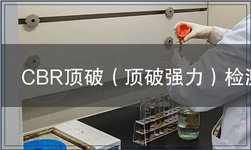 CBR頂破(頂破強(qiáng)力)檢測(cè) CBR頂破(頂破強(qiáng)力)檢測(cè)