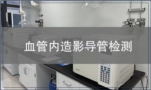 血管內造影導管檢測