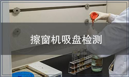 擦窗機(jī)吸盤檢測