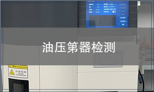 油壓第器檢測