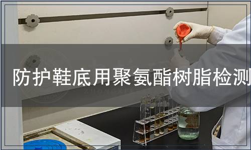 防護鞋底用聚氨酯樹脂檢測 防護鞋底用聚氨酯樹脂檢測