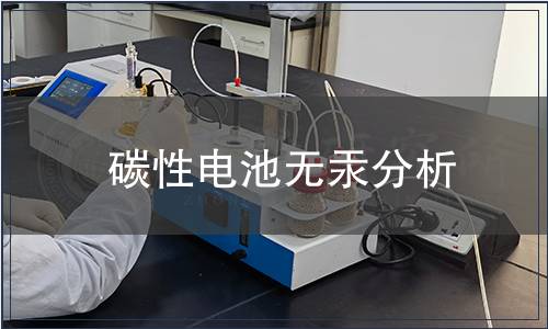 碳性電池?zé)o汞分析