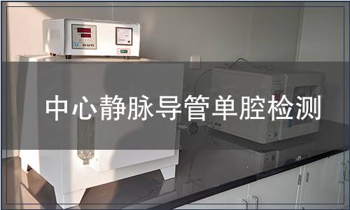 中心靜脈導管單腔檢測