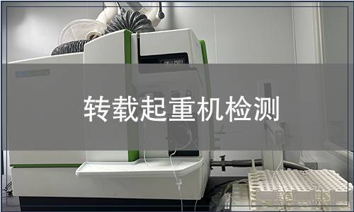 轉載起重機檢測