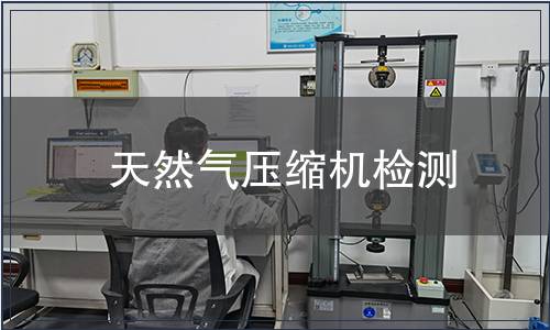 天然氣壓縮機檢測