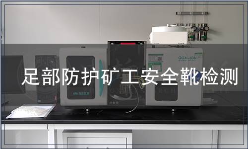 足部防護礦工安全靴檢測 足部防護礦工安全靴檢測