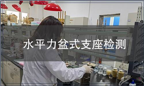 水平力盆式支座檢測