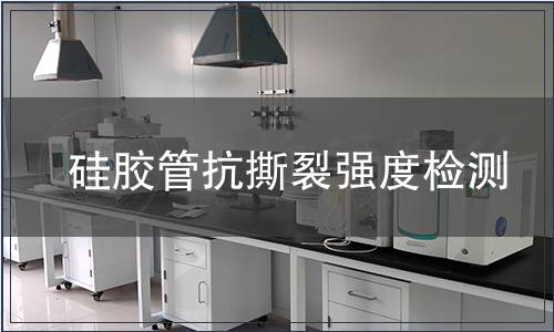硅膠管抗撕裂強度檢測