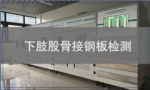 下肢股骨接鋼板檢測