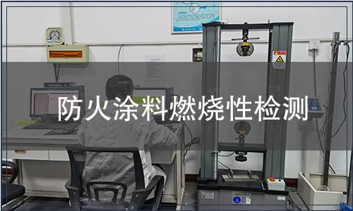 防火涂料燃燒性檢測