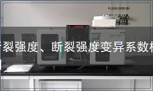 斷裂強度、斷裂強度變異系數檢測