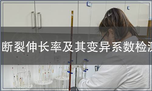 斷裂伸長率及其變異系數檢測