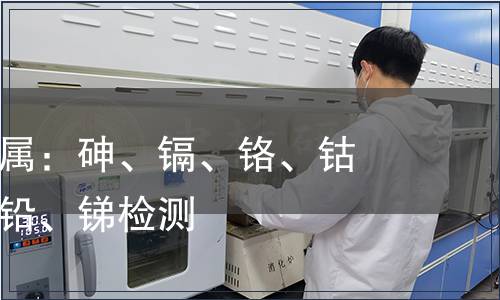 可萃取重金屬:砷、鎘、鉻、鈷、銅、鎳、鉛、銻檢測 可萃取重金屬:砷、鎘、鉻、鈷、銅、鎳、鉛、銻檢測