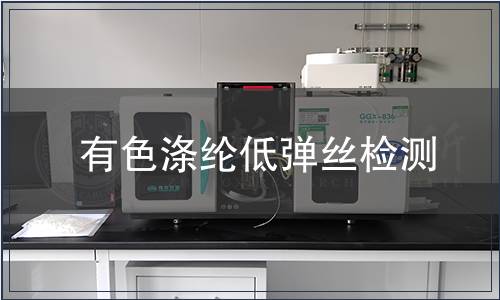 有色滌綸低彈絲檢測