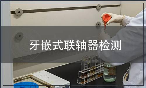 牙嵌式聯軸器檢測