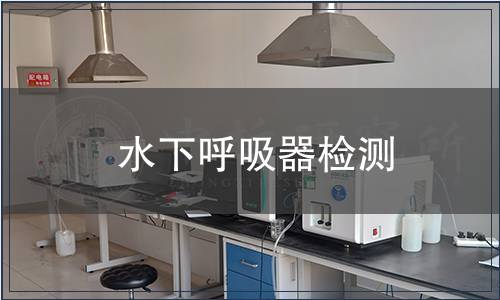 水下呼吸器檢測