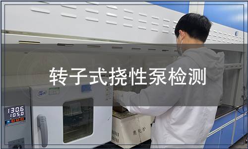 轉子式撓性泵檢測