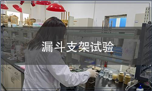 漏斗支架試驗 漏斗支架試驗