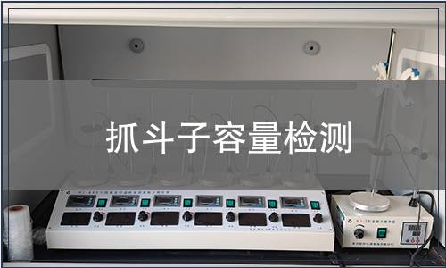 抓斗子容量檢測