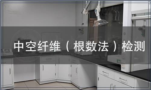 中空纖維(根數(shù)法)檢測 中空纖維(根數(shù)法)檢測