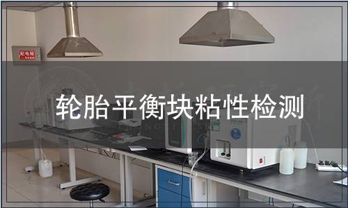 輪胎平衡塊粘性檢測