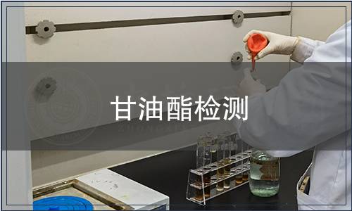 甘油酯檢測