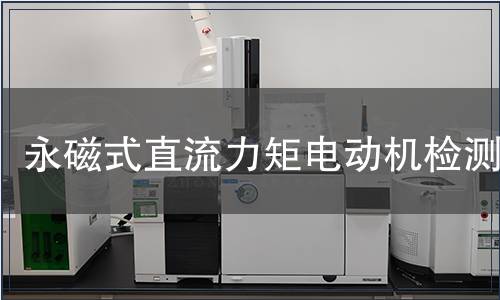 永磁式直流力矩電動機檢測