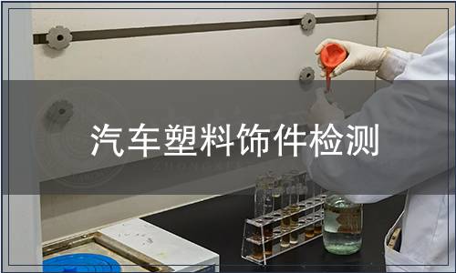 汽車塑料飾件檢測