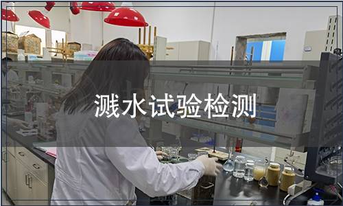 濺水試驗(yàn)檢測(cè) 濺水試驗(yàn)檢測(cè)