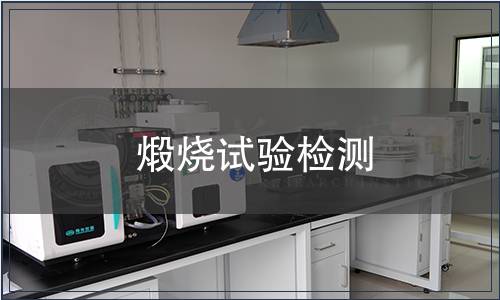 煅燒試驗檢測 煅燒試驗檢測