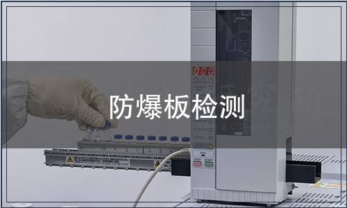 防爆板檢測 防爆板檢測