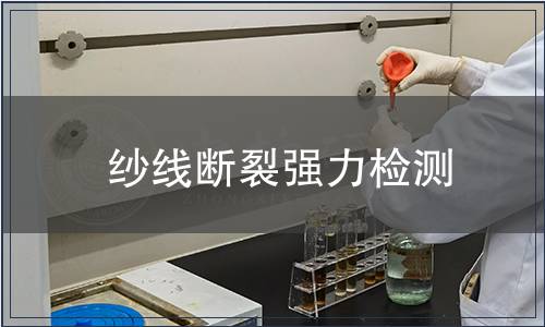 紗線斷裂強力檢測