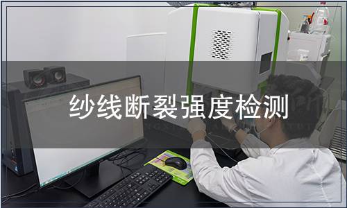 紗線斷裂強度檢測