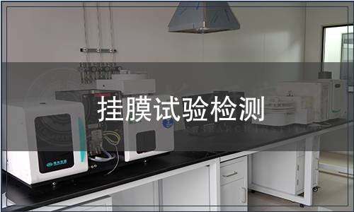 掛膜試驗檢測 掛膜試驗檢測