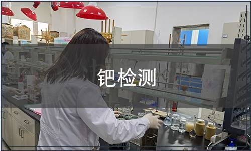 鈀檢測 鈀檢測